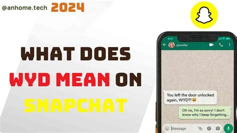 what does wyd mean in snapchat.